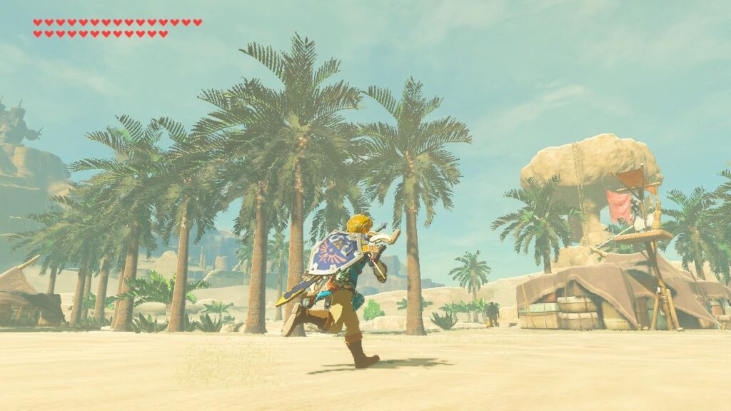 Link in Gerudo Desert