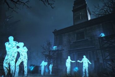 Spooky Ghosts Outside Oakmont Church